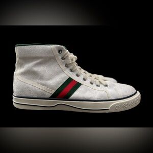 Gucci Mens/Womens 1977 Tennis High Tops - Used Like New - M9.5-10/EU44